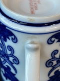 Set Of 5 Bombay Asian Garden Blue And White Chinoiserie Mugs *Read Description*