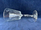 Set Of 6 Libbey Rock Sharpe Etched Wine Goblets