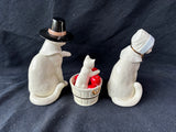 Lenox Feline Pilgrim Family Set Of 3 (GGG)