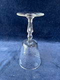 Set Of 6 Libbey Rock Sharpe Etched Wine Goblets