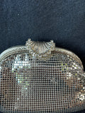 Whiting & Davis International Silver Tone Mesh Evening Bag