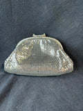 Whiting & Davis International Silver Tone Mesh Evening Bag