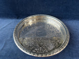 International Silver Company Round Serving Tray Camelot