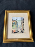 Lot of 3 Framed Venetian Canal & Landmark Prints; Signed
