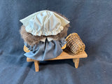Lizzie High Doll W/Bench (B)