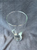 Set Of 6 Clear Glass Pilsner Beer Glasses