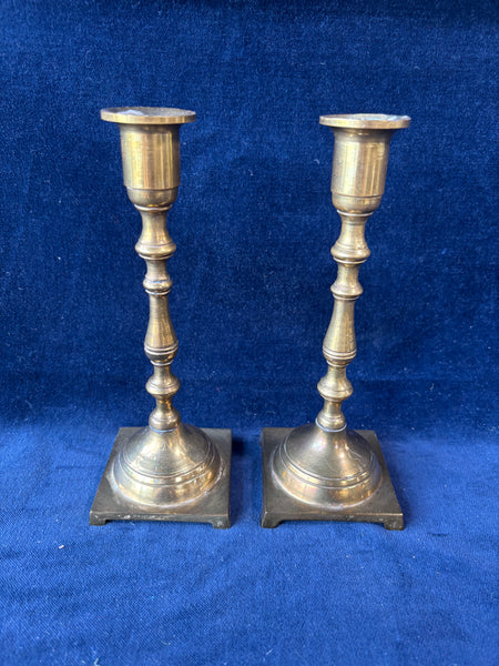 Pair Of Brass Candlesticks
