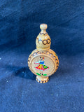 Bulgarian Rose Oil Perfume Essence Container Handmade Wooden