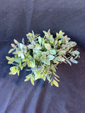 Faux Greenery Arrangement in Rustic Galvanized Metal Planter