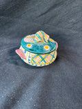 Romolo Apicella Vietri Peasant Lady Sugar Jar With Lid