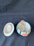 Romolo Apicella Vietri Peasant Lady Sugar Jar With Lid