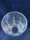 Set Of 4 Cristal d'Arques Crystal Premiere/Ovation Pattern Tumbler