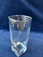 Set Of 7 Square Bottomed Glass Tumblers