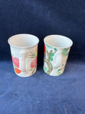 Lot Of 4 Stechcol Gracie Bone China Coffee Mugs