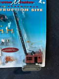 HO Life Like Construction Site Scene Master Crane Workers Truck Signs Generator, Unopened