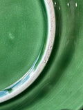 Lot Of 2 Bordallo Pinheiro Green Salad Plates *Read Description*