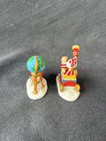 Dept. 56 “Charting Santa’s Course” 2-Piece Figurine Set (B4)
