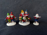 Dept. 56 “Sing A Song For Santa” 3-Piece Figurine Set (B6)