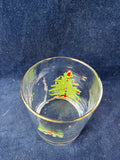 Set Of 5 Spode Christmas Tree/Holly Double Old Fashioned Glasses
