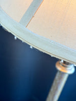 Tall Silver & Gold Table Lamp