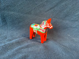 Nils Olsson Style Orange Wooden Dala Horse Sweden
