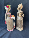 Pair Of Handmade Folk Art Dolls
