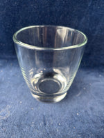 Set Of 4 Clear Heavy Bottomed Drinking Glasses
