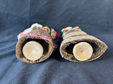 Pair Of Handmade Folk Art Dolls
