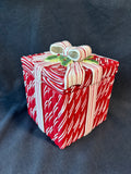 Jackson & Perkins Ceramic Gift Box Cookie Jar