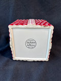 Jackson & Perkins Ceramic Gift Box Cookie Jar