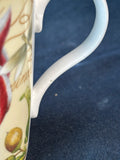 Set Of 4 Crown Trent China Limited Floral Pear Coffee Mugs