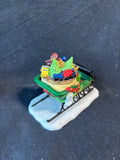 Dept.56 “Sleigh & Eight Tiny Reindeer” Figurine Set (B13)