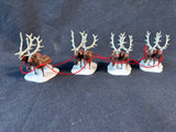 Dept.56 “Sleigh & Eight Tiny Reindeer” Figurine Set (B13)