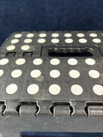 (A)White & Black Folding Plastic Step Stool