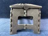 (A)White & Black Folding Plastic Step Stool