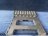(A)White & Black Folding Plastic Step Stool