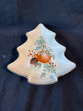 Lenox Williamsburg Boxwood and Pine Christmas Tree Candy Dish