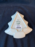 Lenox Williamsburg Boxwood and Pine Christmas Tree Candy Dish