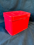 Metal Martha Stewart Recipe Tin Box W/ Card Dividers