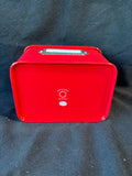 Metal Martha Stewart Recipe Tin Box W/ Card Dividers