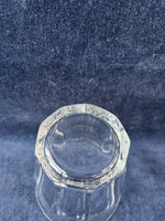 Set Of 4 Duralex Picardie Clear 9 Panel Juice Glasses