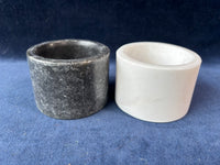 Pair Of Marble Salt Cellars