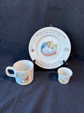 Wedgwood Beatrix Potter Peter Rabbit Child 3 Piece Lot *Read Description*