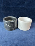 Pair Of Marble Salt Cellars