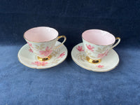 4 Piece Old Royal Tea Cup & Saucer Set