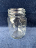 Set Of 4 Mason Jar Glass Tumbler Cup w/Chalk Board Label And Markers