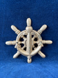 Ships Wheel & Anchor Cast Iron Metal Door Knocker