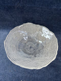 Set Of 6 Clear Iridescent Glass Bowls