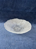 Set Of 6 Clear Iridescent Glass Bowls