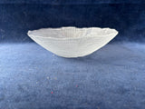Set Of 6 Clear Iridescent Glass Bowls